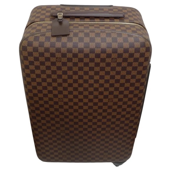 Louis Vuitton Ebene Trolley 4 Roues 70 CM Suitcase with Accessories - Picture 1 of 16